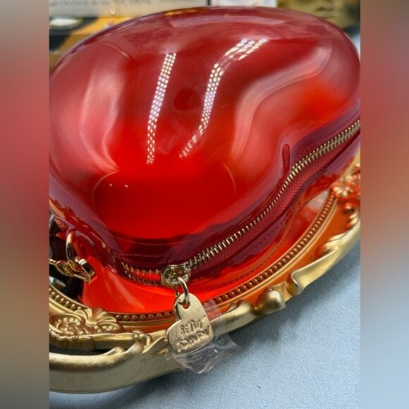 🆕 BETSEY JOHNSON 🧿 NWT Heart Beat Purse, Kitsch Inflatable Red Heart Balloon - Picture 12 of 16